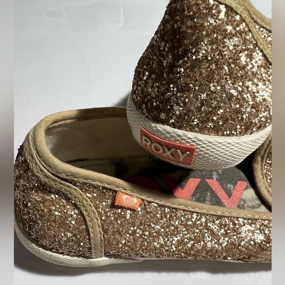 Roxy Gold Glitter Flats | Size 7.5 - Picture 6 of 6
